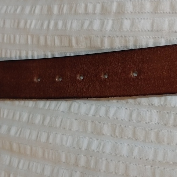 Superdry Unisex Brown leather Belt With Gryphon Belt Buckle - Picture 7 of 17